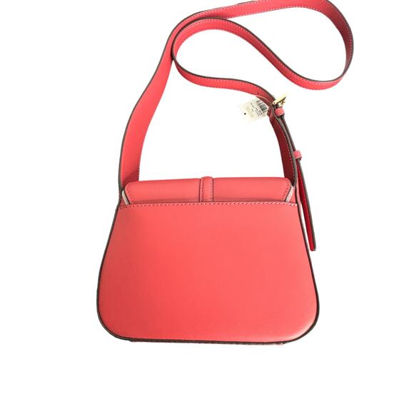 Michael Michael Kors NWT Lyra Small Flap Crossbody Bag Leather Shoulder Handbag - Picture 3 of 6